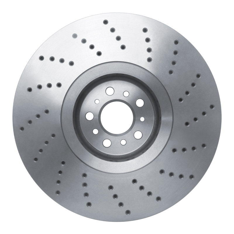 BMW X5 Brake Rotor (1) - Front - R1 Concepts - Drilled - `20-`25